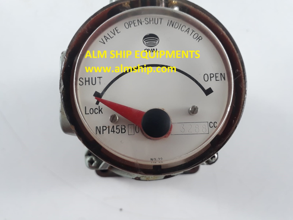 Oval Hydraulic Indicator NPI-45B10 3288 C.C USED