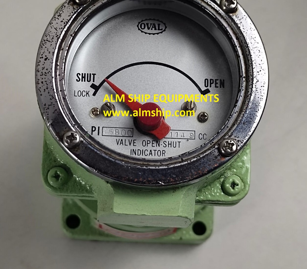 Oval Hydraulic Indicator PI-45B00 114.9 C.C USED