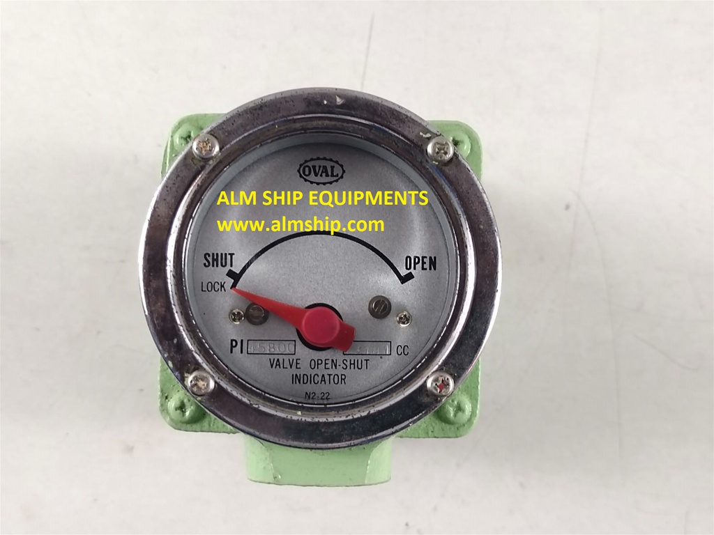 Oval Hydraulic Indicator PI-45B00 318.1 C.C USED