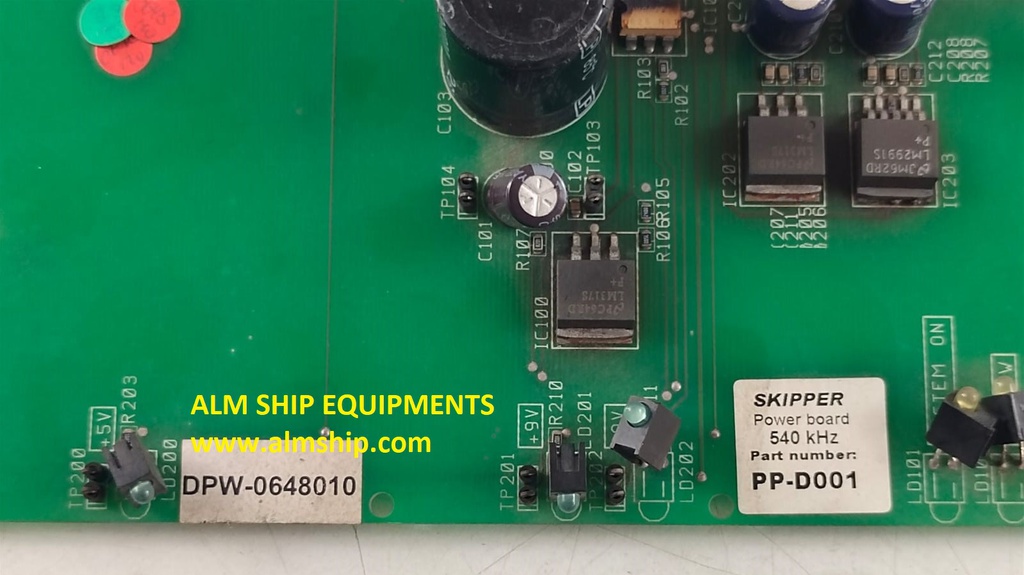 Skipper Electronics DL850 Xceiver Power Board