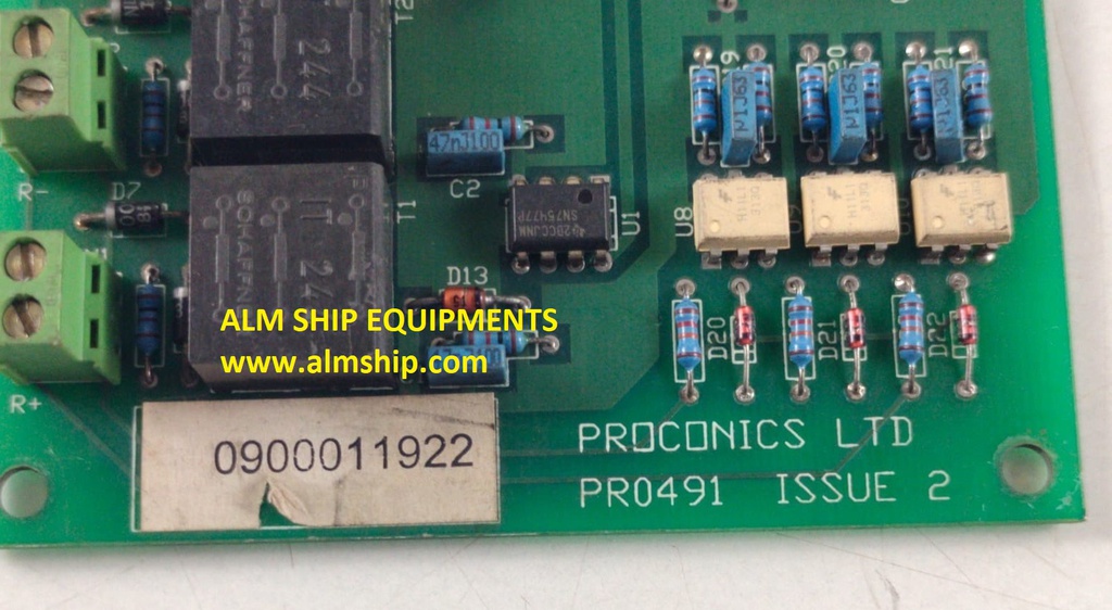 Proconics PRO491 Pcb Card 0900011922