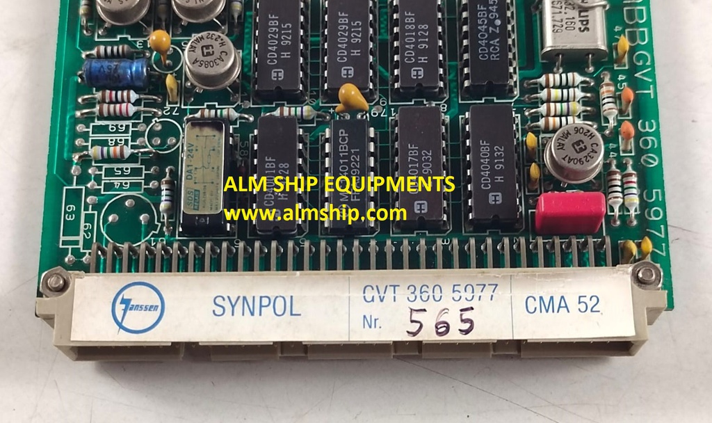 ABB SYNPOL CMA 52 GVT 360 5977 Pcb Card