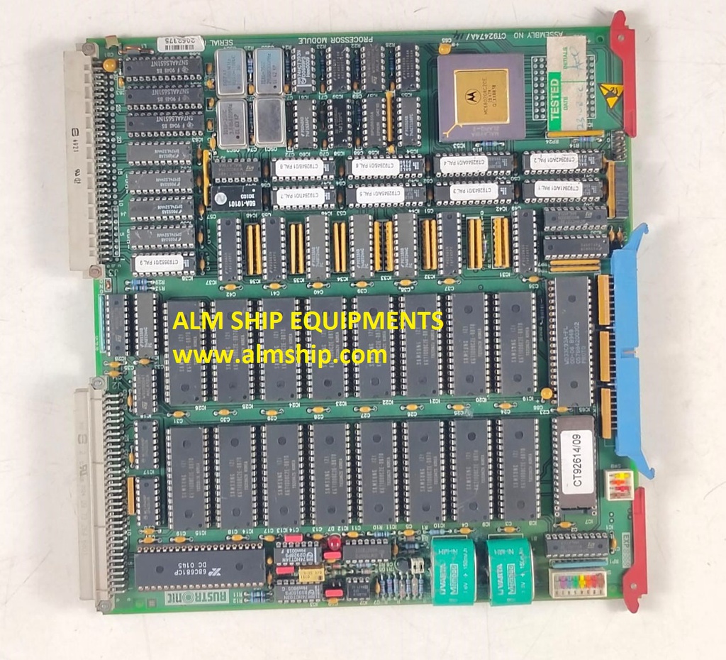 Rustronic CT92474A/14 CT90616A Processor Module Pcb Card