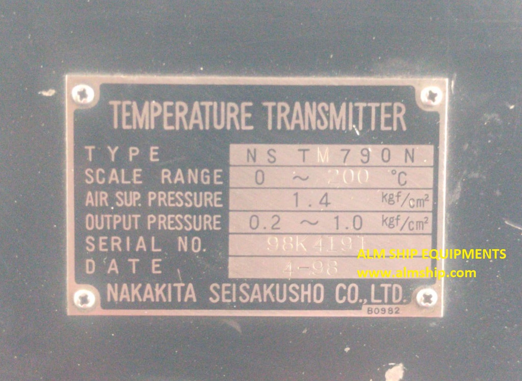 Nakakita Seisakusho NSTM790N Temperature Transmitter