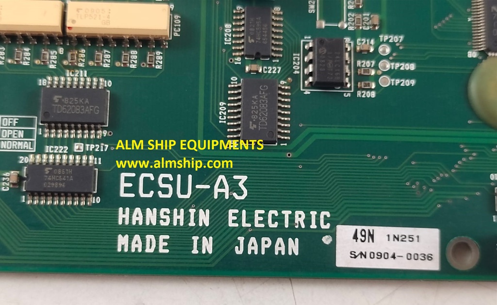 Hanshin Electric ECSU-A3 49N 1N251 Pcb Card