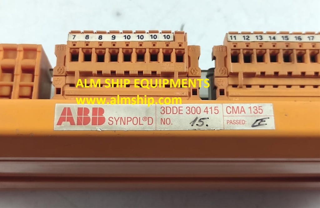 Abb Synpol D 3DDE 300 415 CMA 135 AE2 Terminal Board Diesel