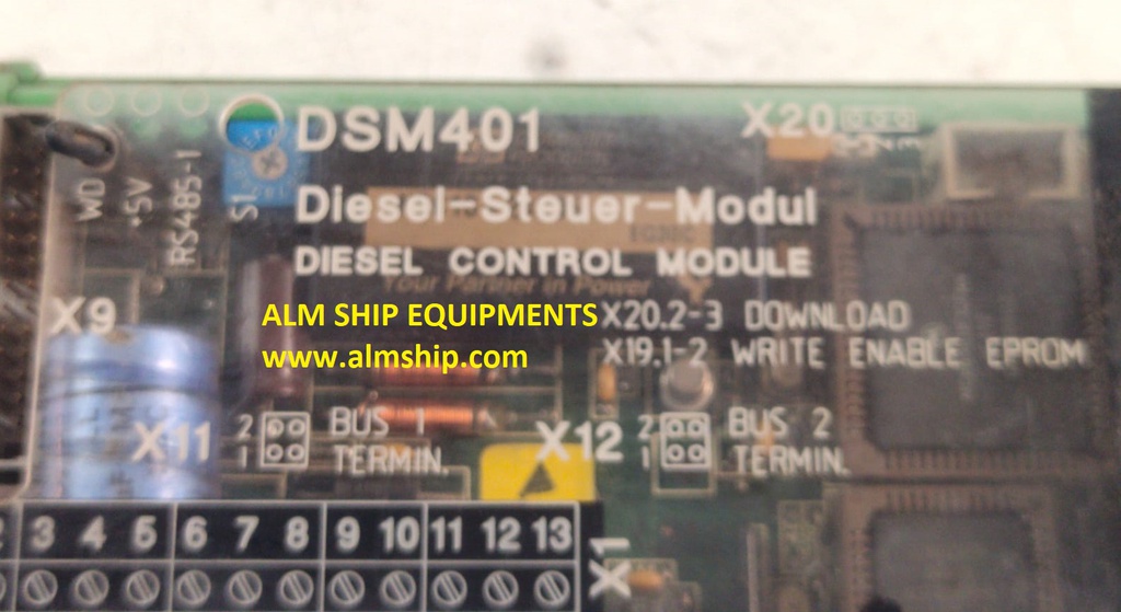 STN ATLAS DIESEL CONTROL MODULE DSM-401