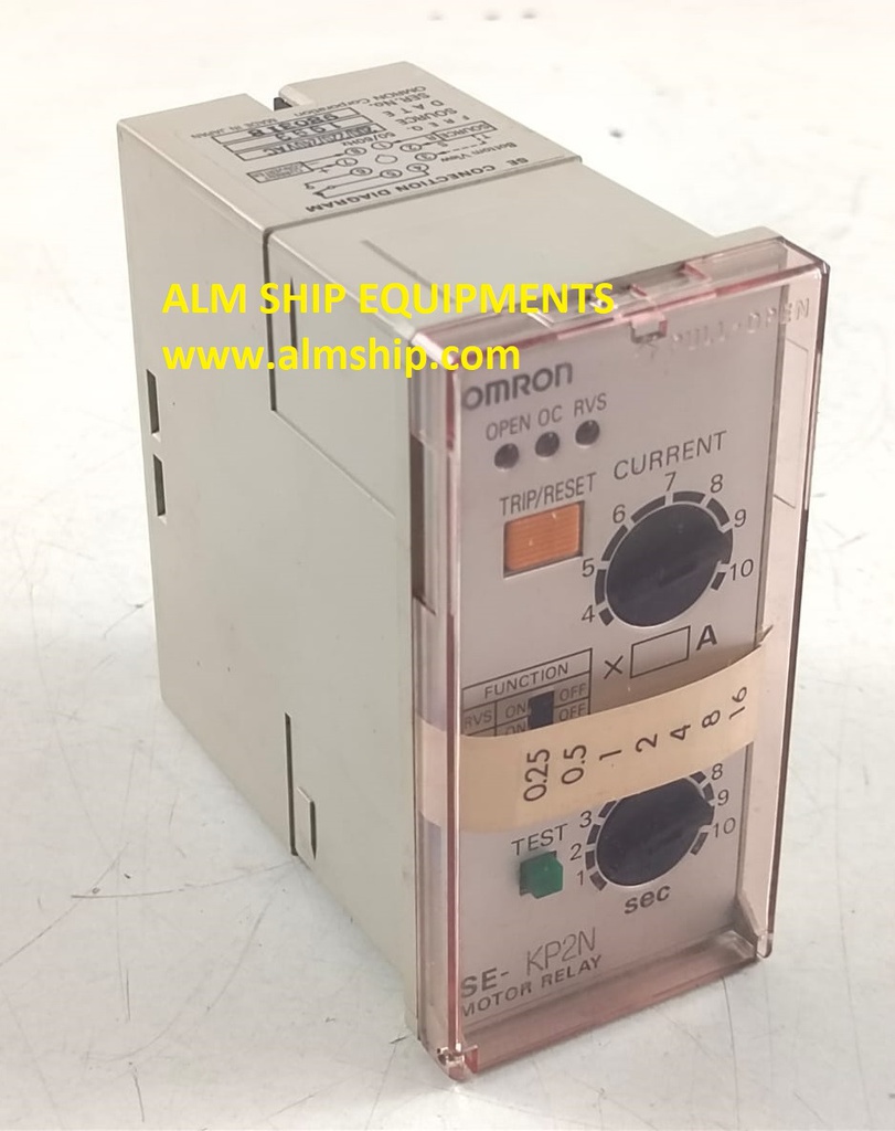 Omron SE-KP2N Motor Protection Relay 1-10 Sec