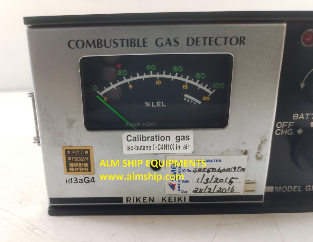 RIKEN KEIKI COMBUSTIBLE GAS DETECTOR GP-226