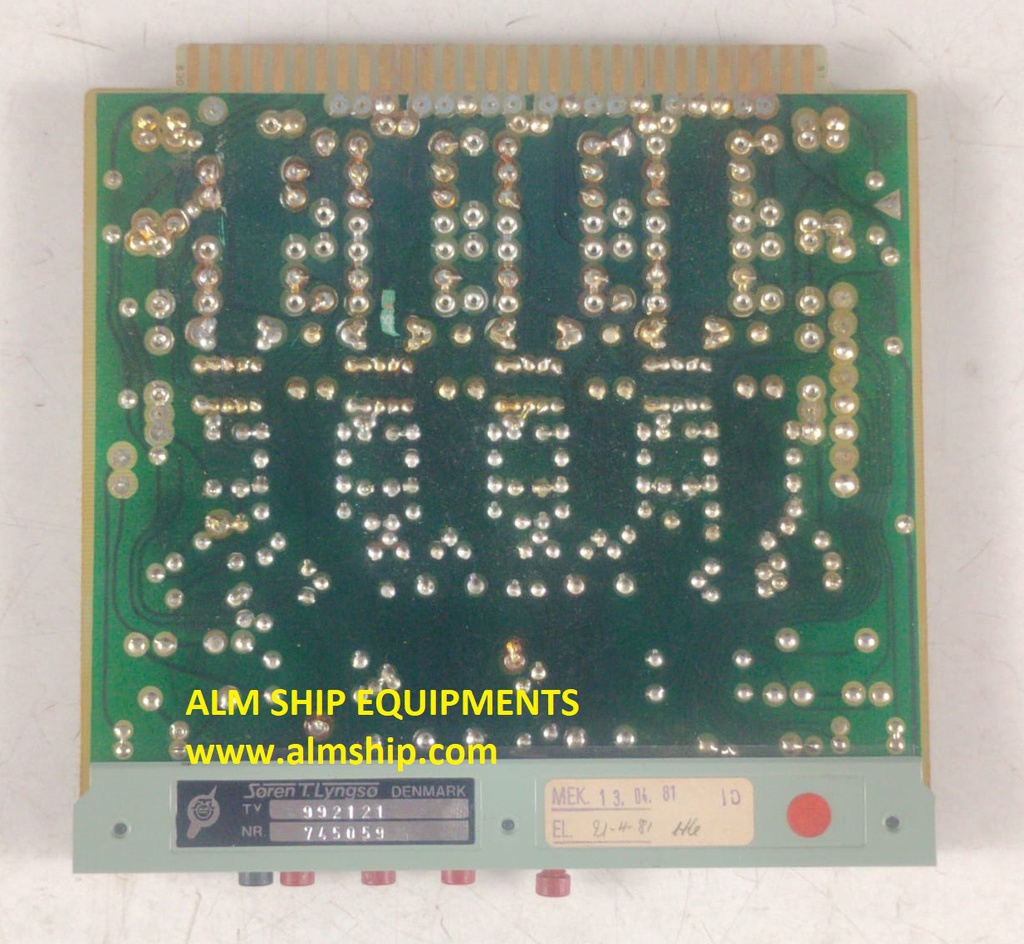 Soren T. Lyngso 992121 Load Limit Unit 2 Pcb Card