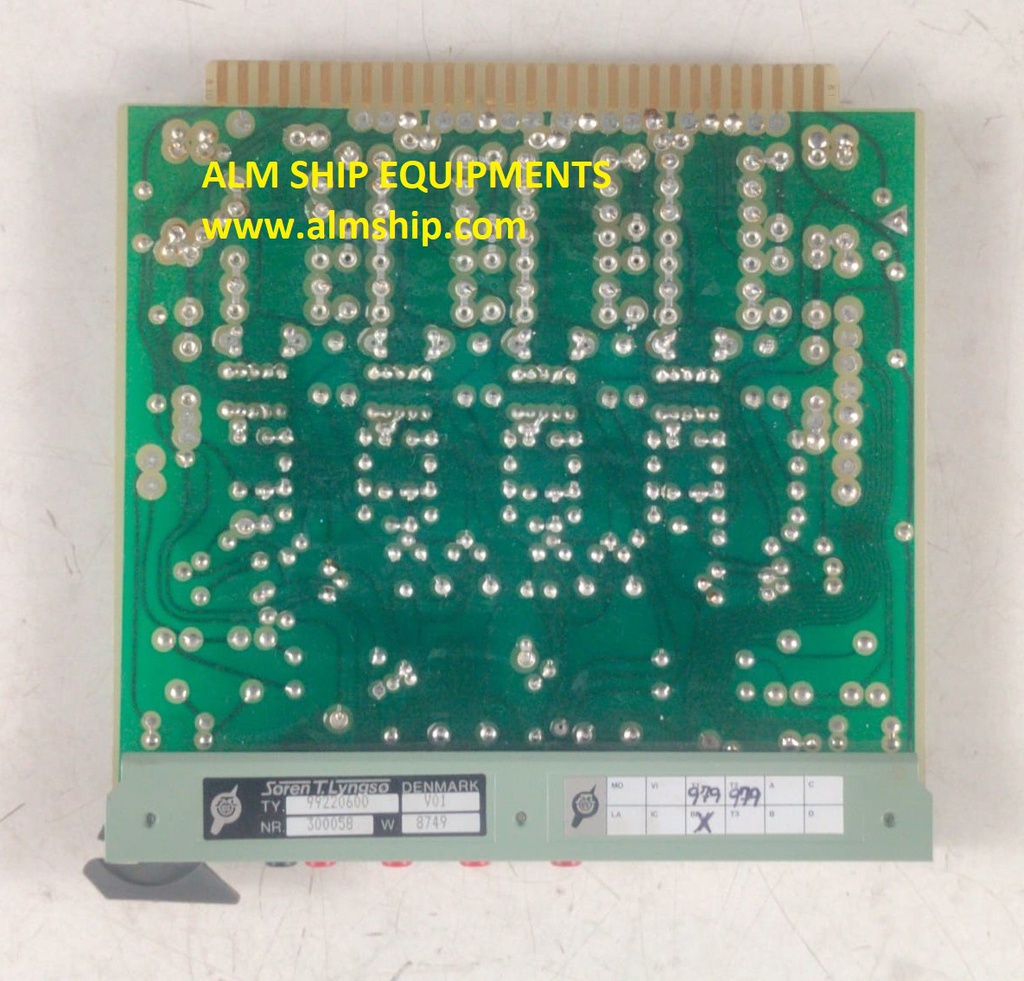 Soren T. Lyngso 99220600 V01 Load Limit Unit 3 Pcb Card