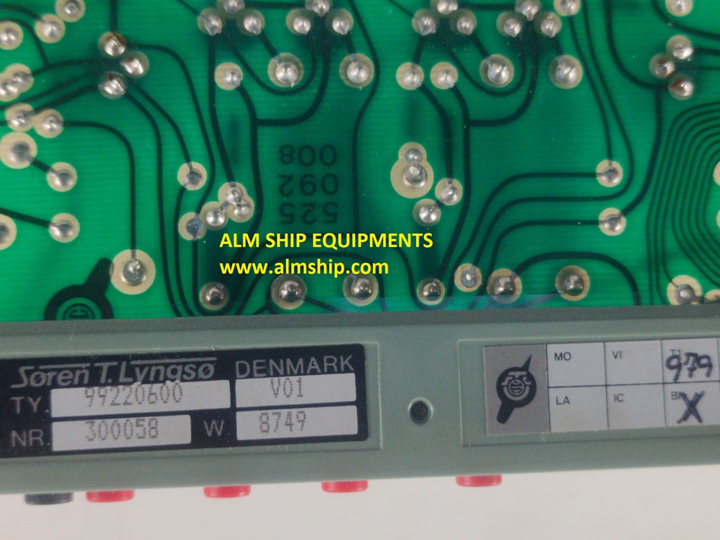 Soren T. Lyngso 99220600 V01 Load Limit Unit 3 Pcb Card