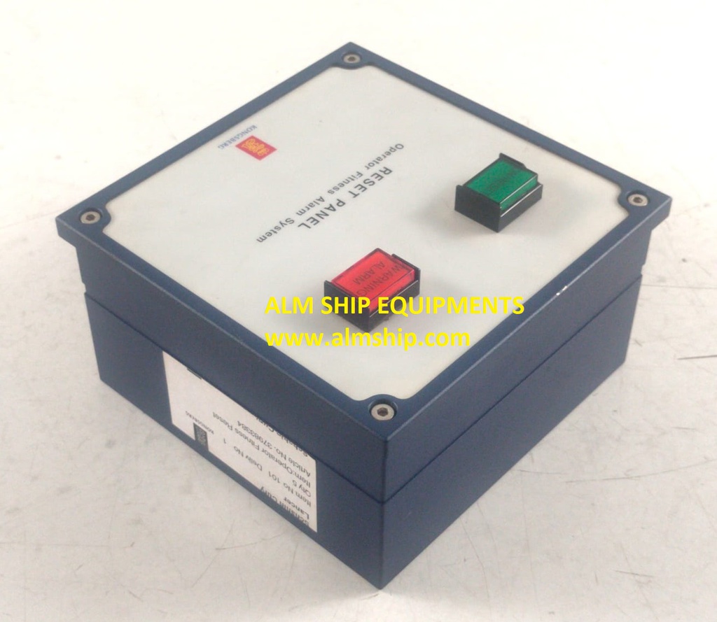 Kongsberg Operator Fitness Alarm System Reset Panel P/N 25007717BA281