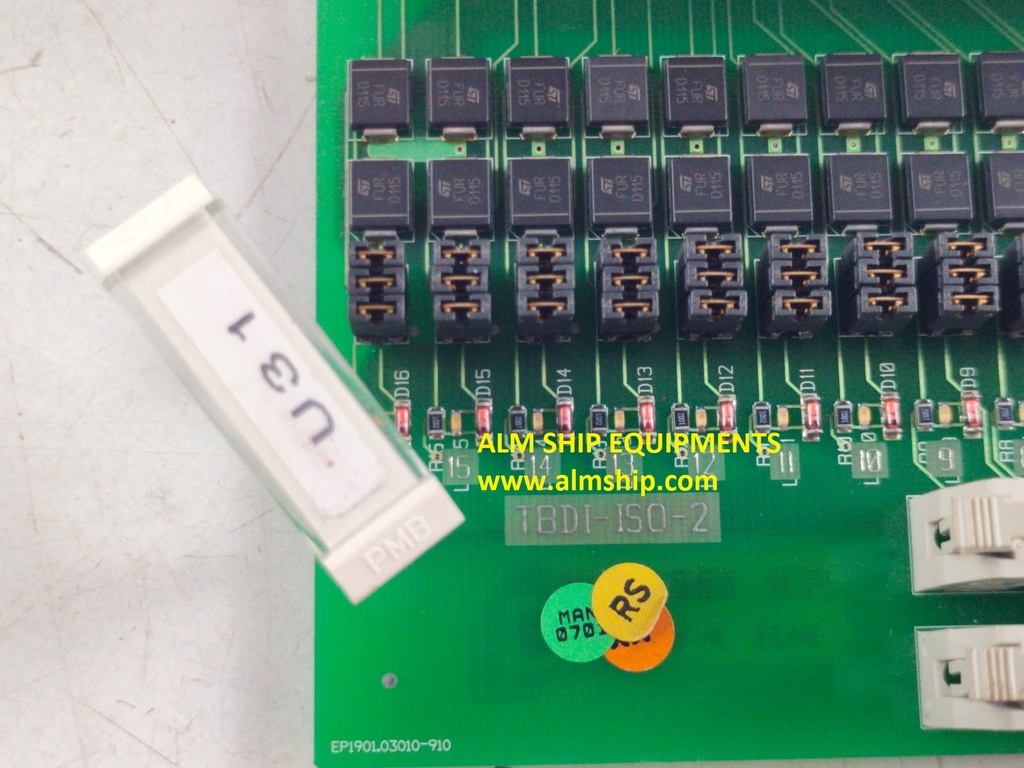 Kongsberg Simrad TBDI-ISO-2 Assy No 600227 A Pcb