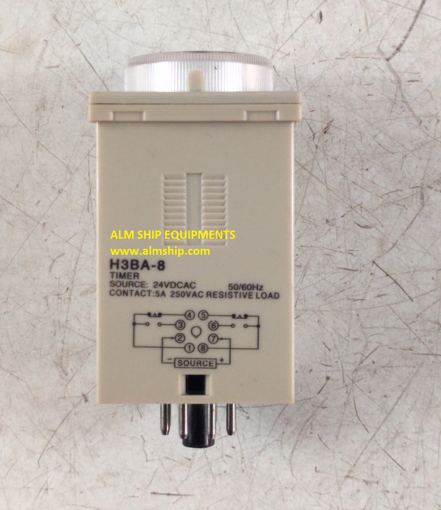 Omron H3BA-8 Timer 24 VDC 50/60 HZ