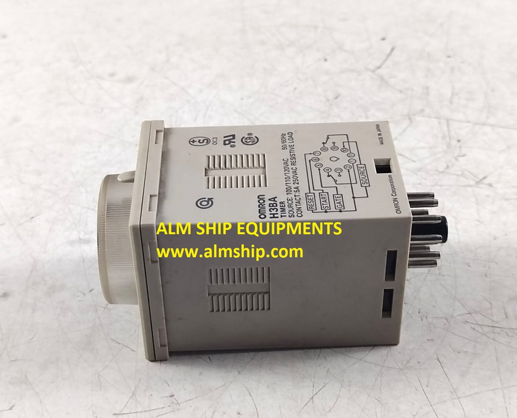 Omron H3BA Timer 100/110/120 VAC 50/60 HZ