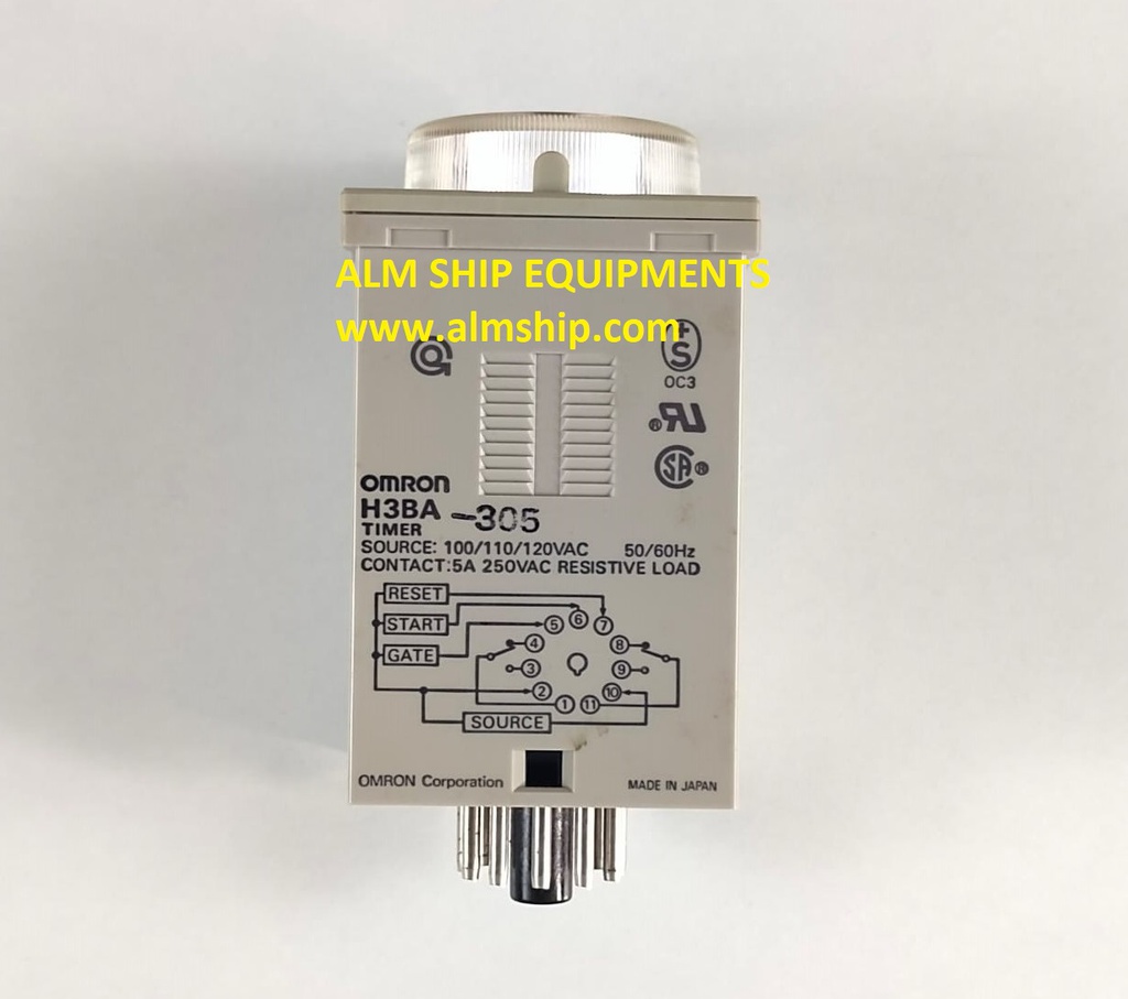 Omron H3BA-305 Timer 100/110/120 VAC