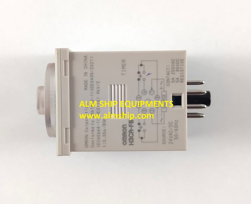 Omron H3CR-F8 Timer 24 VAC/DC 50/60 HZ