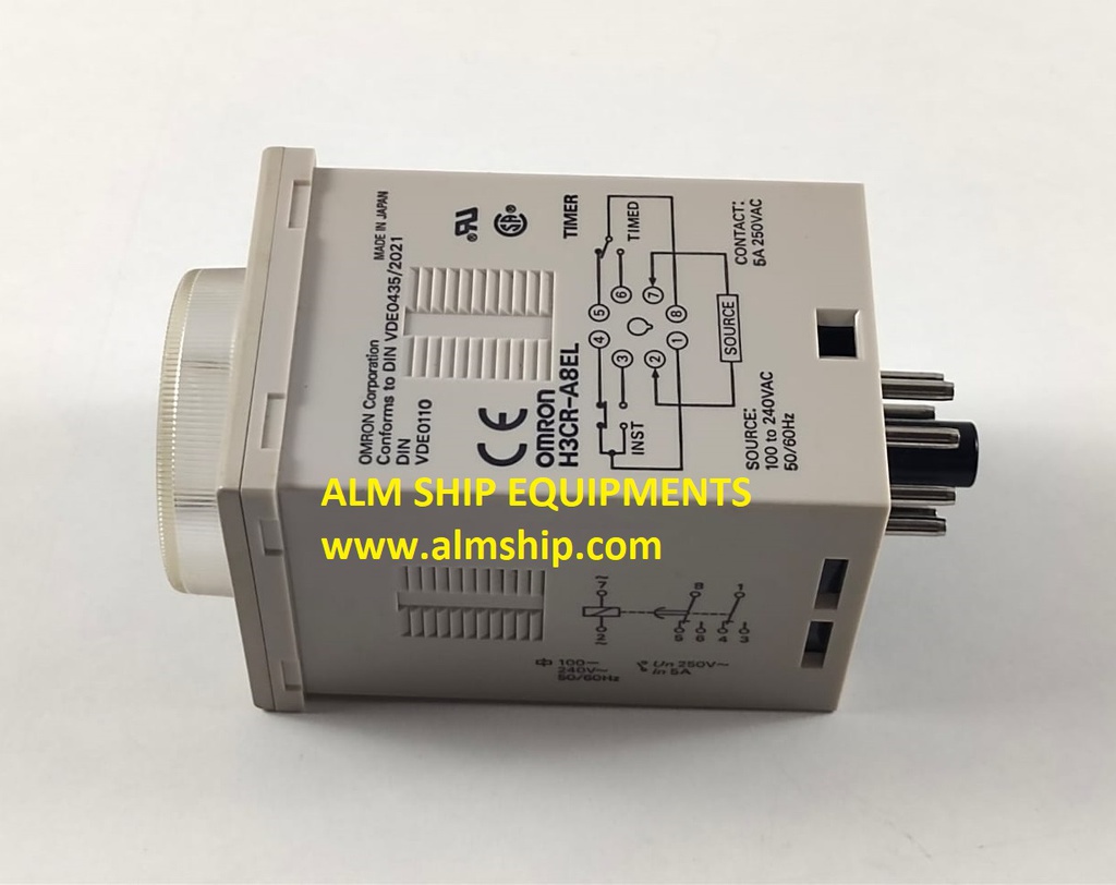 Omron H3CR-A8EL Timer 100 TO 240 VAC