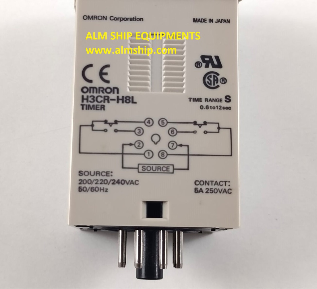 Omron H3CR-H8L Timer 200/220/240 VAC