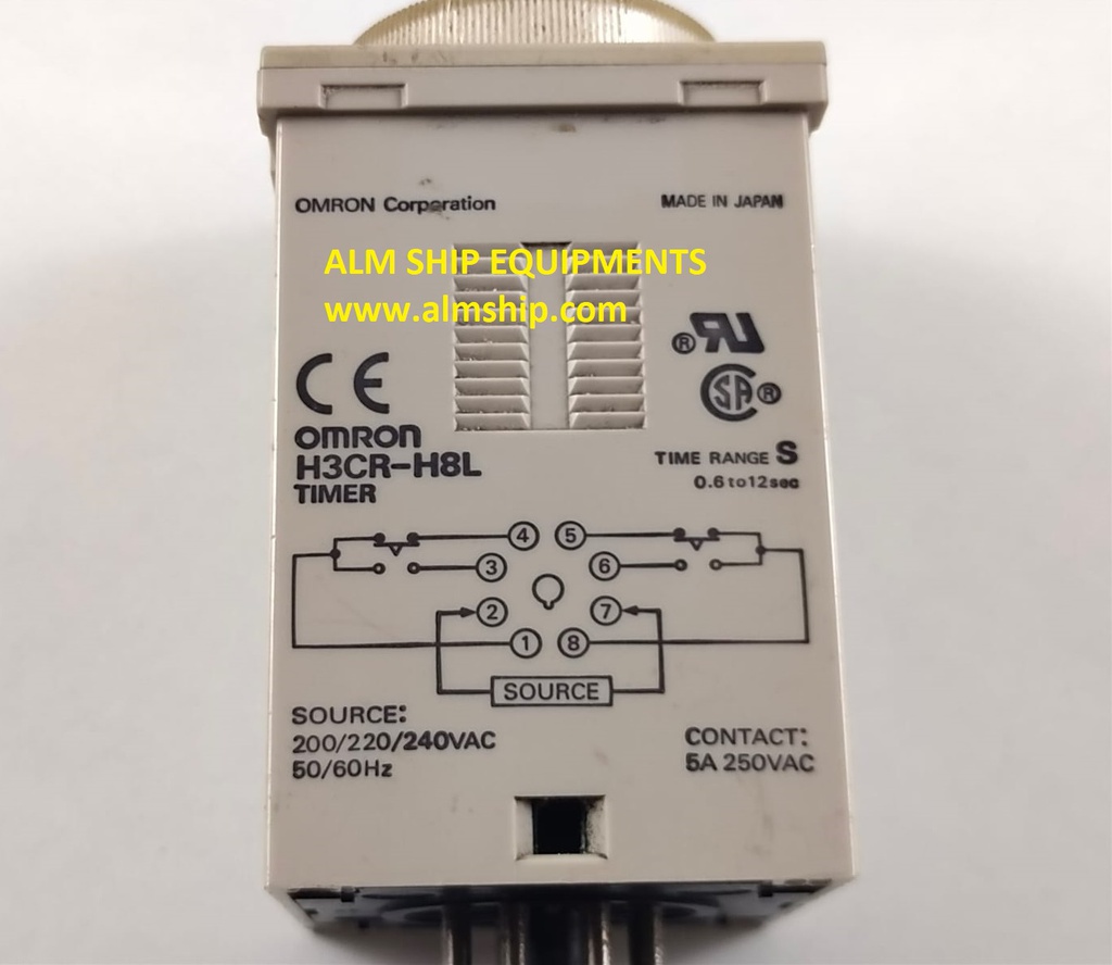 Omron H3CR-H8L Timer 200/220/240 VAC