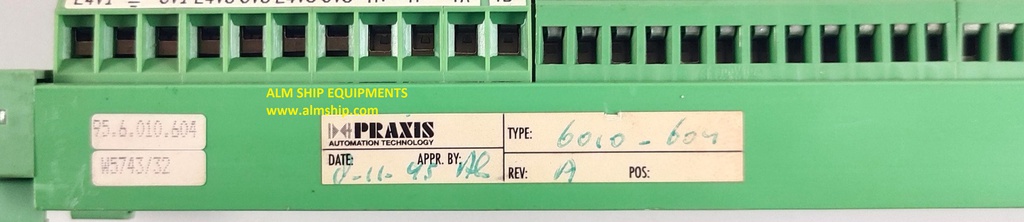 Praxis 95.6.010.604 Processor Board