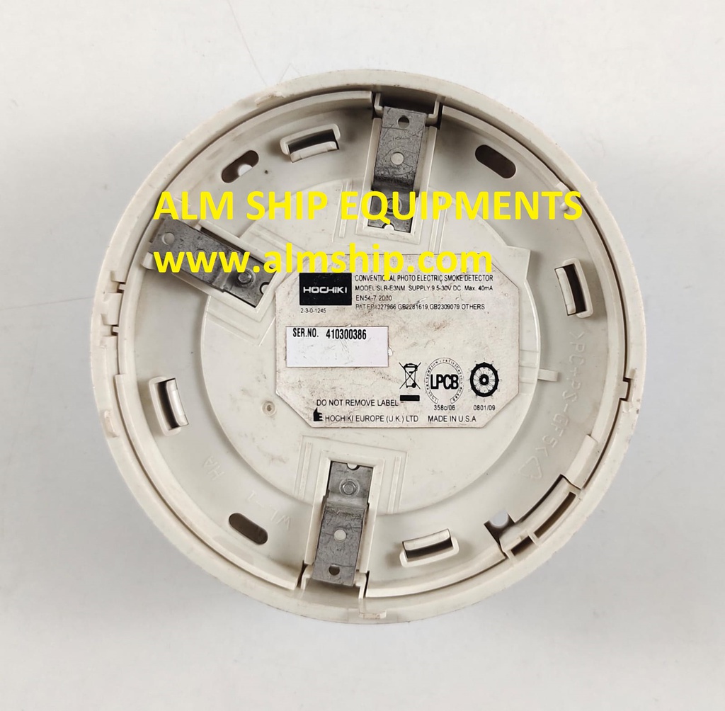 Hochiki SLR-E3NM Marine Smoke Detector