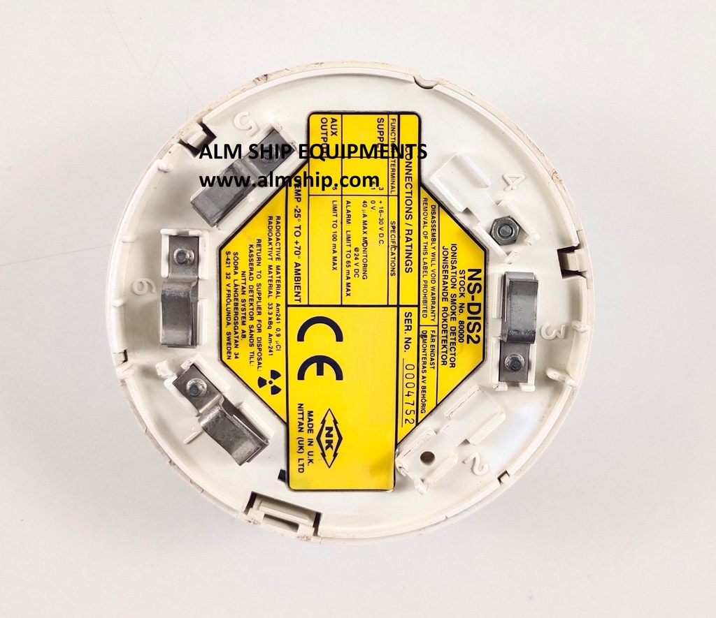 Nittan NS-DIS2 Ionisation Smoke Detector