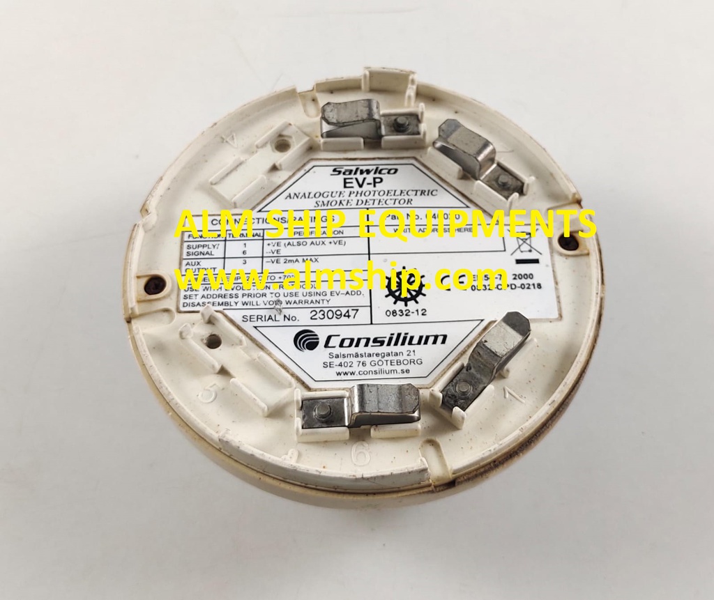 Salwico Consilium EV-P Analogue Photoelectric Smoke Detector 040020