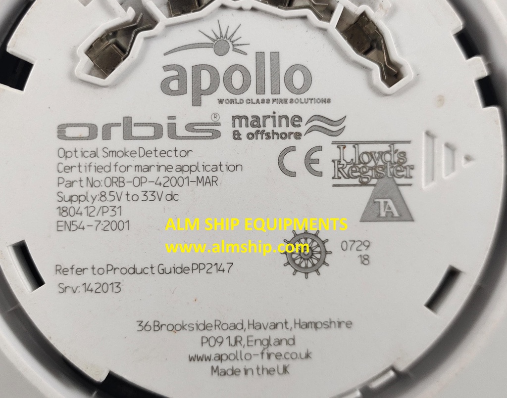 Apollo Marine ORB-OP-42001-MAR Orbis Optical Smoke Detector