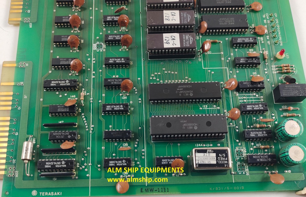 Terasaki EMW-1111 K/831/6-001B Mpu &amp; Memory with Dmac Module