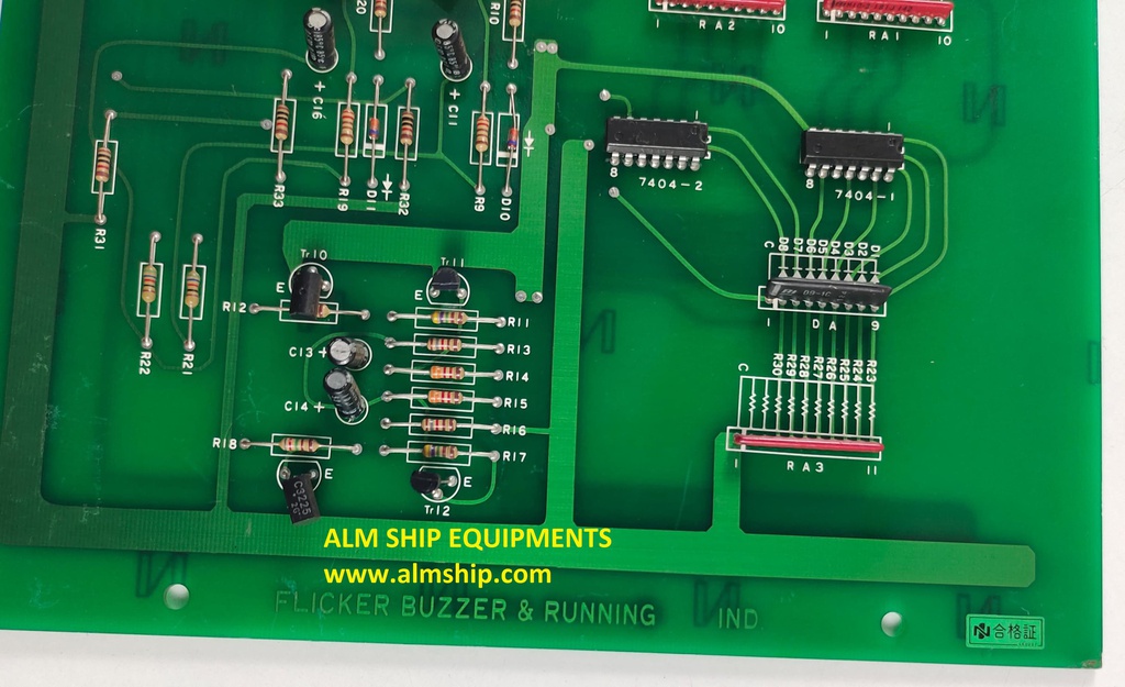 P.NO.209B Flicker Buzzer &amp; Running Ind Pcb Card