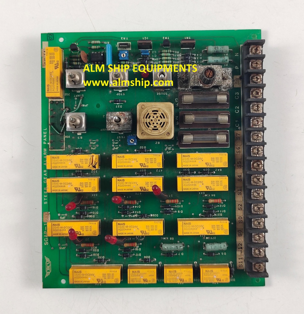 Jrcs SGAP-1 6AL Steer Gear Alarm Panel Pcb Card