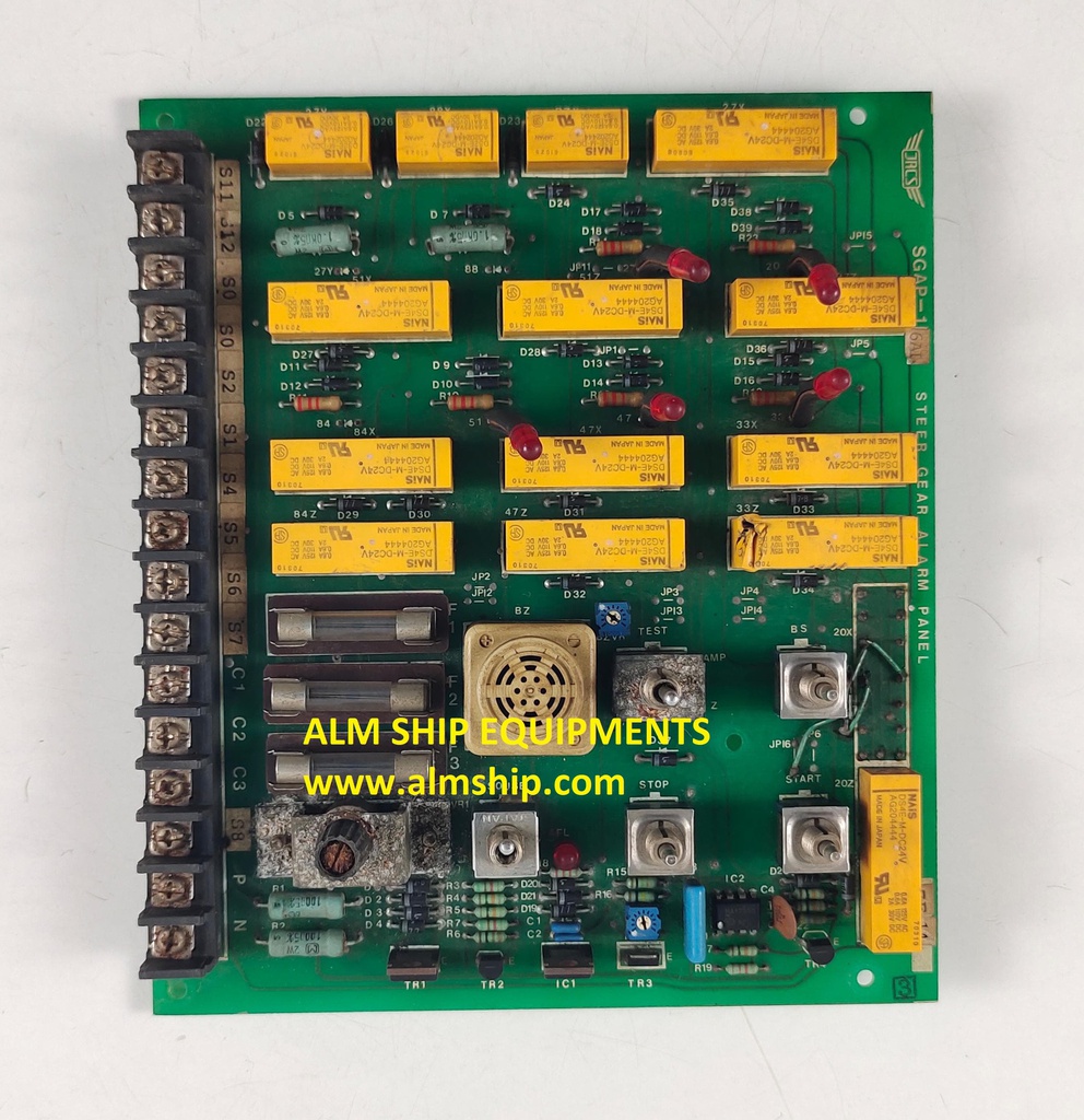 Jrcs SGAP-1 6AL Steer Gear Alarm Panel Pcb Card