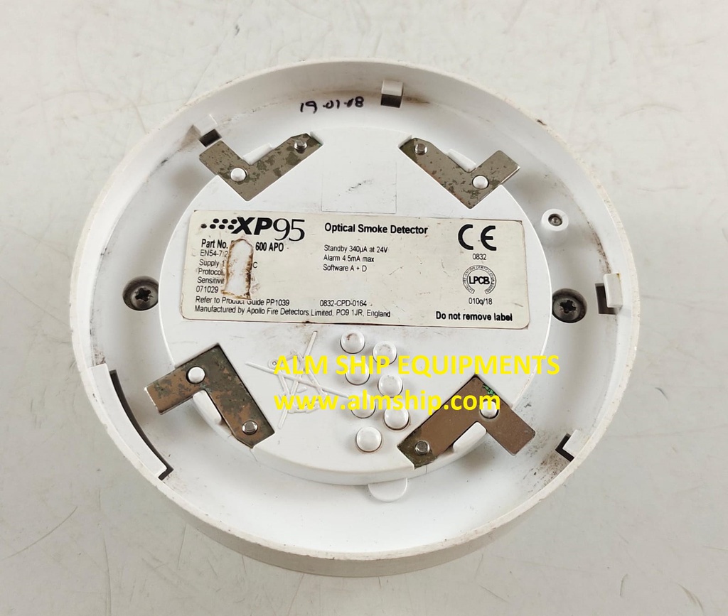 Apollo XP95 55000-600 APO Optical Smoke Detector (With-Out Base)