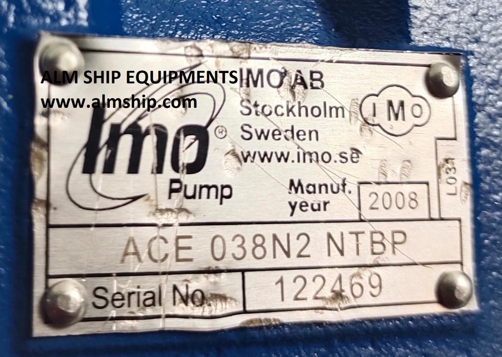 IMO PUMP ACE 038N2 NTBP