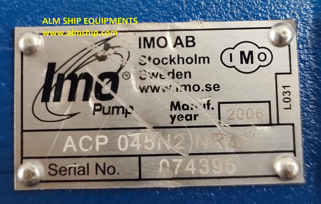 IMO PUMP ACP 045N2 NRBP