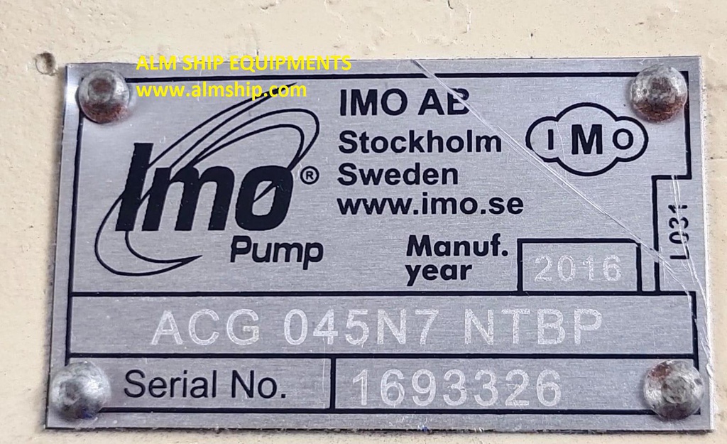 IMO PUMP ACG 045N7 NTBP