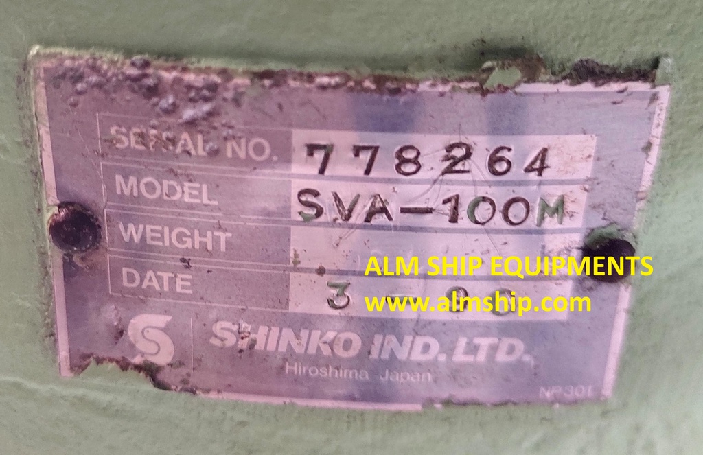 SHINKO SVA-100M WATER PUMP