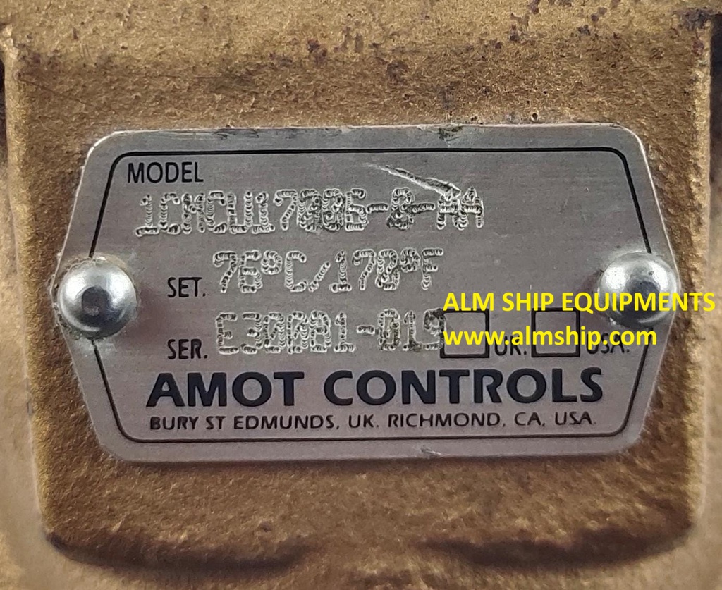 AMOT CONTROLS THERMO VALVE 1CMCU17006-0-AA