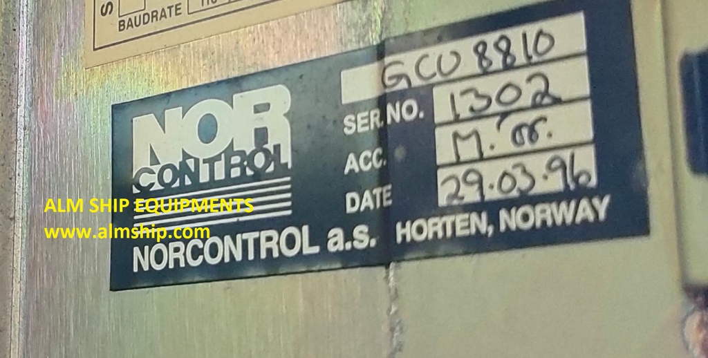 NOR CONTROL GCU-8810 PANEL