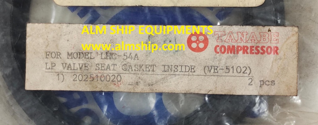 TANABE LP VALVE SEAT GASKET INSIDE LHC-54A