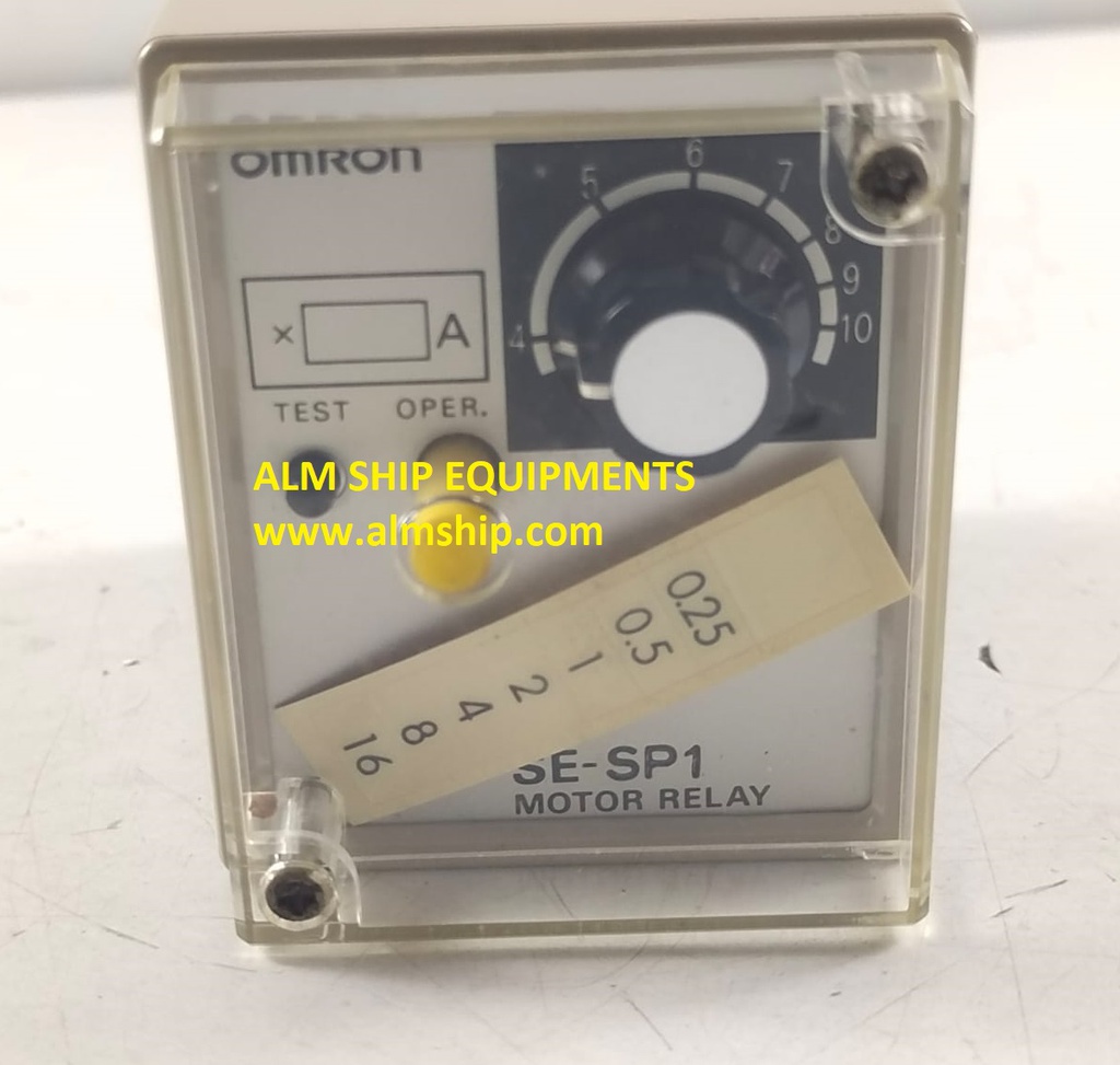 OMRON SE-SP1 MOTOR RELAY 100/110VAC