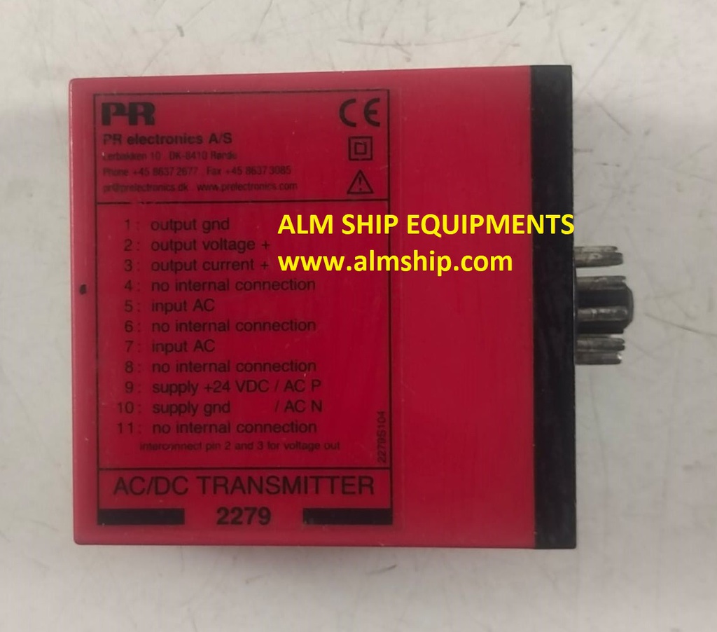 PR ELECTRONICS AC/DC TRANSMITTER 2279