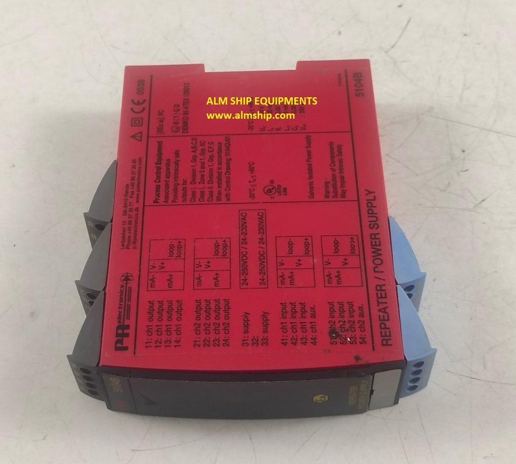 PR ELECTRONICS REPEATER POWER SUPPLY 5104B