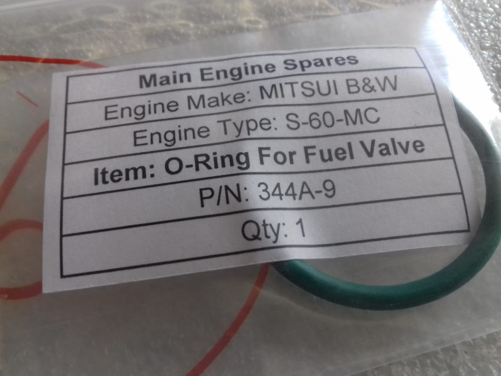 O-RING FOR FUEL VALVE