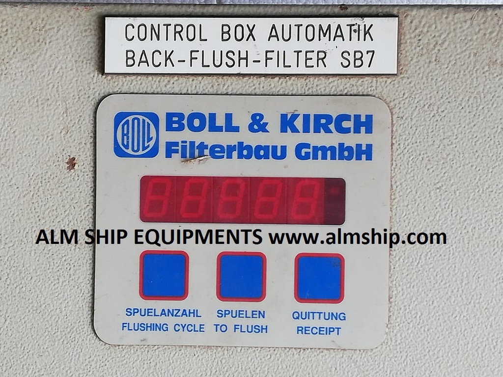 BOLL &amp; KRICH SB-7 CONTROL BOX