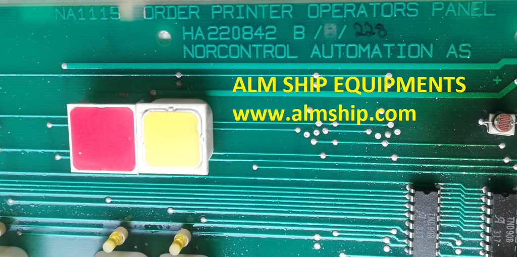 NOR NA115 HA220842 B ORDER PRINTER OPERATORS PANEL