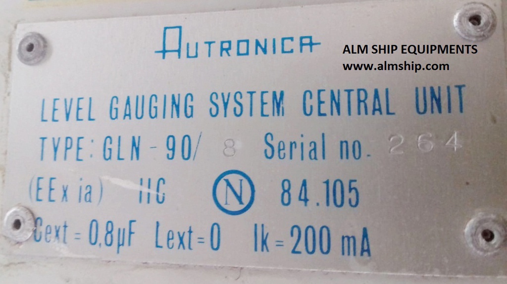 GLN-90/8 LEVEL GAUGING SYSTEM CENTRAL UNIT FOR AUTRONICA