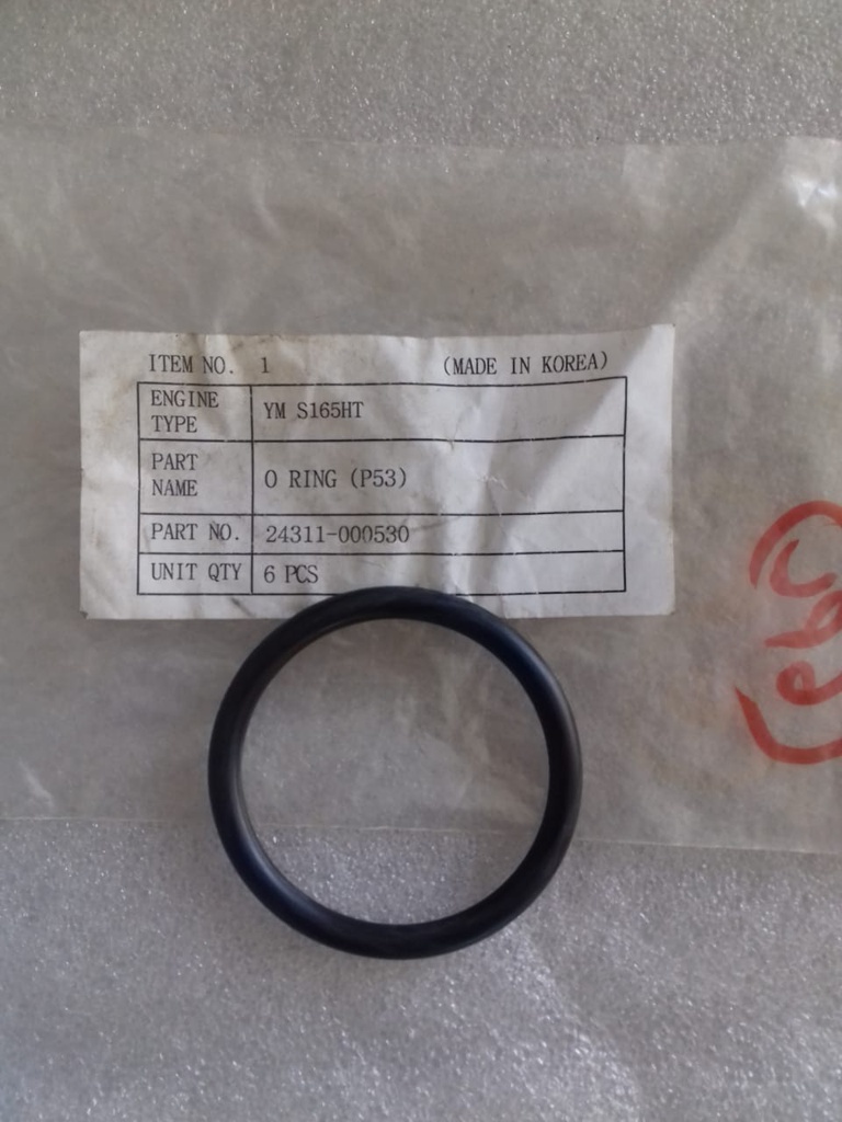 YANMAR O-RING (P53) S165